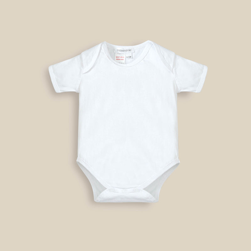 Pack of Eight Bodysuits – White