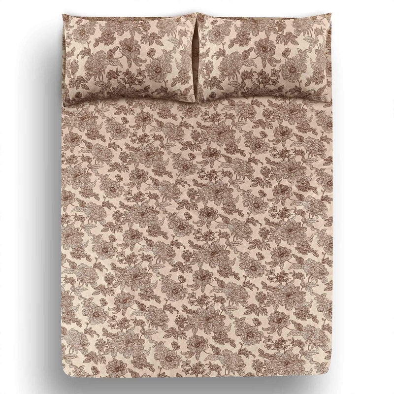 Rustic Petal Outline Flat Sheet