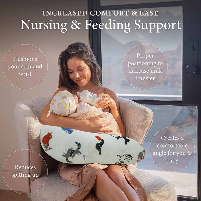 Animals Printed Nursing Pillow