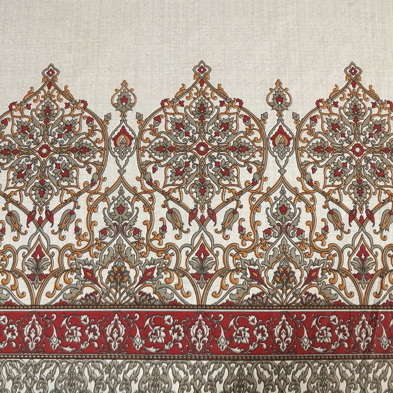 Antique Ivory Floral 4-Piece Sheet Set