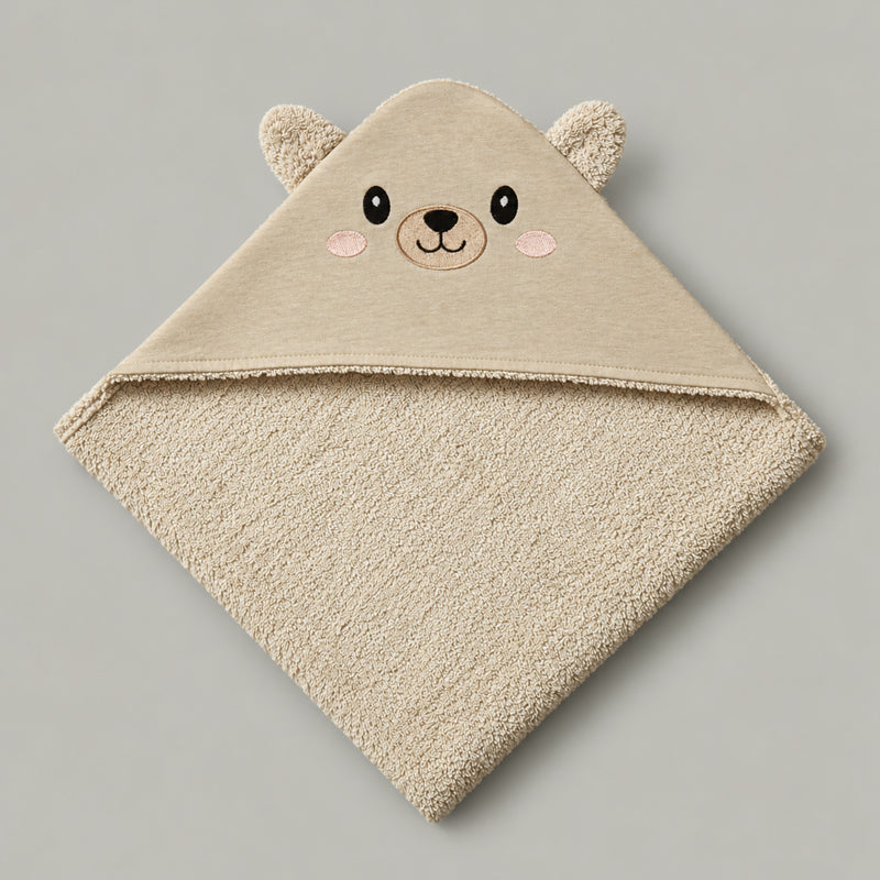 Bear Hooded Baby Towel