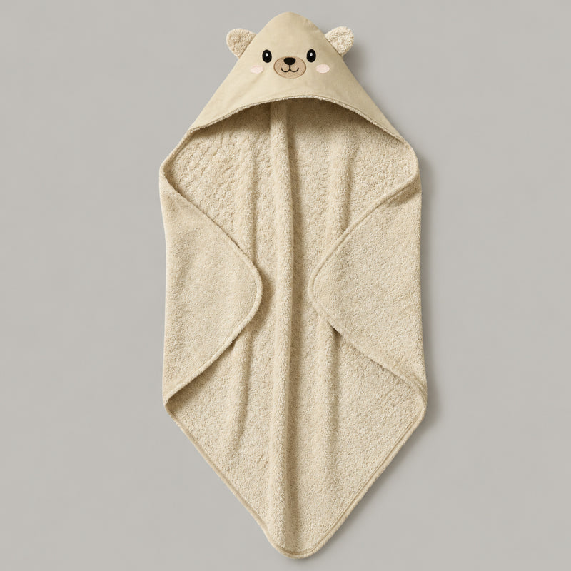 Bear Hooded Baby Towel