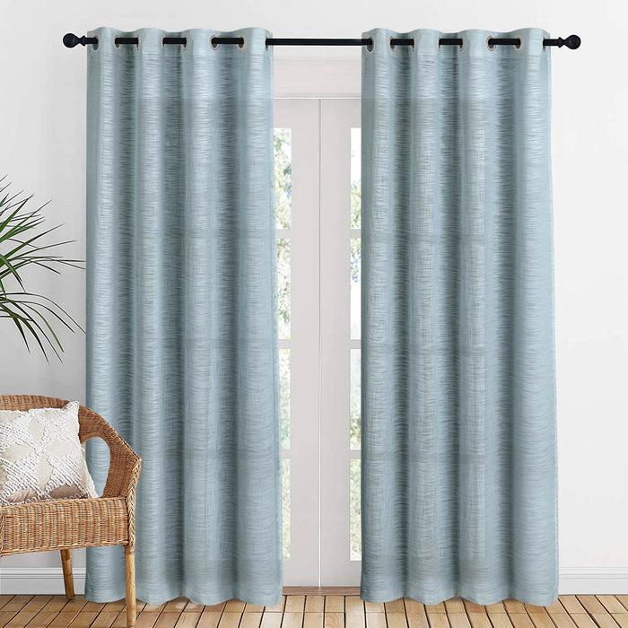 Light Weight 100% Cotton Sheer Curtain Ether Single Panel