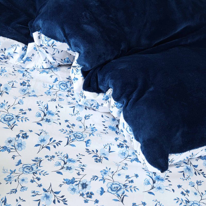 Azure Meadow Printed Razaye Set-6pc