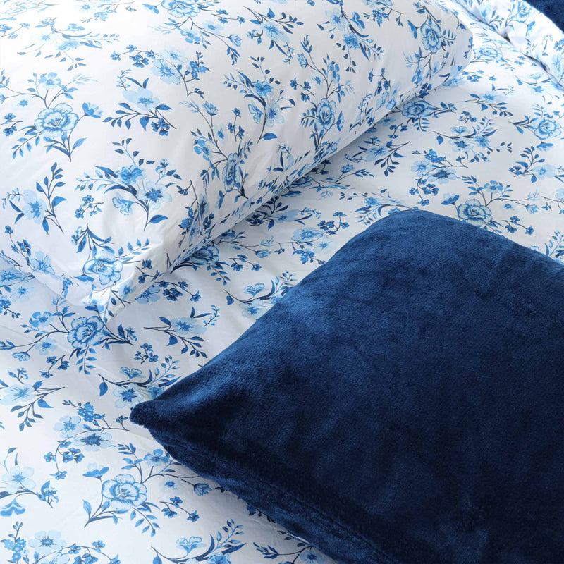 Azure Meadow Printed Razaye Set-6pc