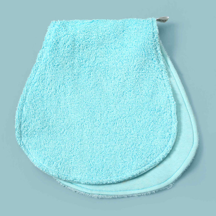 Blue Towel Baby Burp Cloth