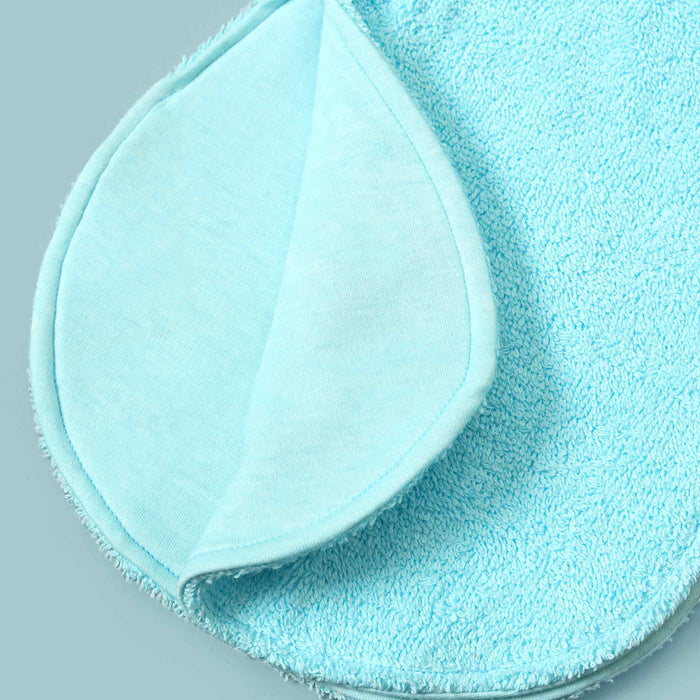 Blue Towel Baby Burp Cloth