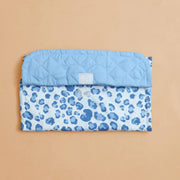 blue pebbles baby diaper changing sheet