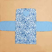 blue pebbles baby diaper changing sheet