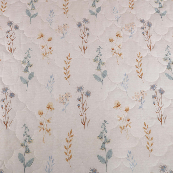 Pastel Meadows Quilted Fitted Sheet