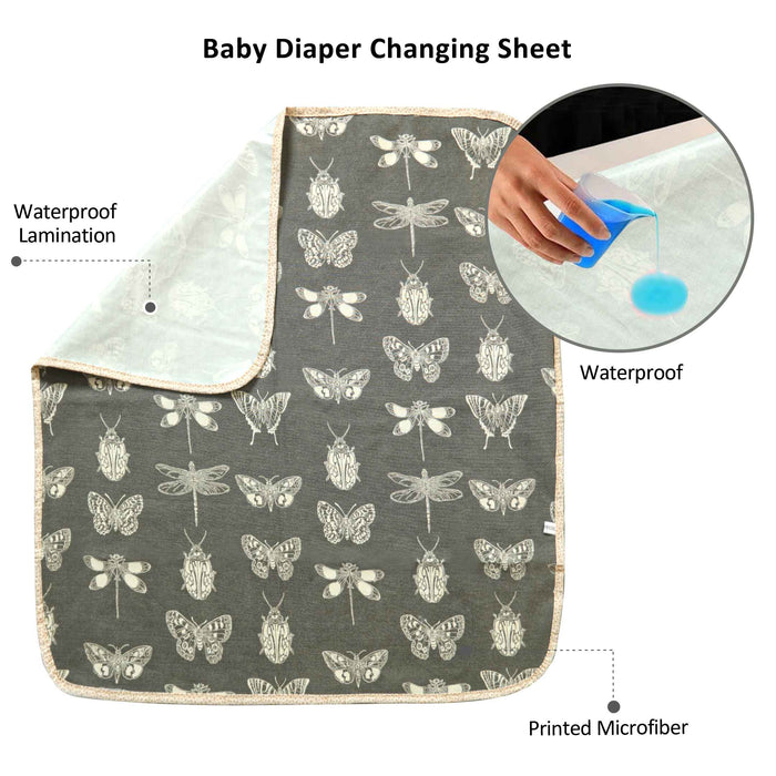 Bug Safari Baby Diaper Changing Sheet