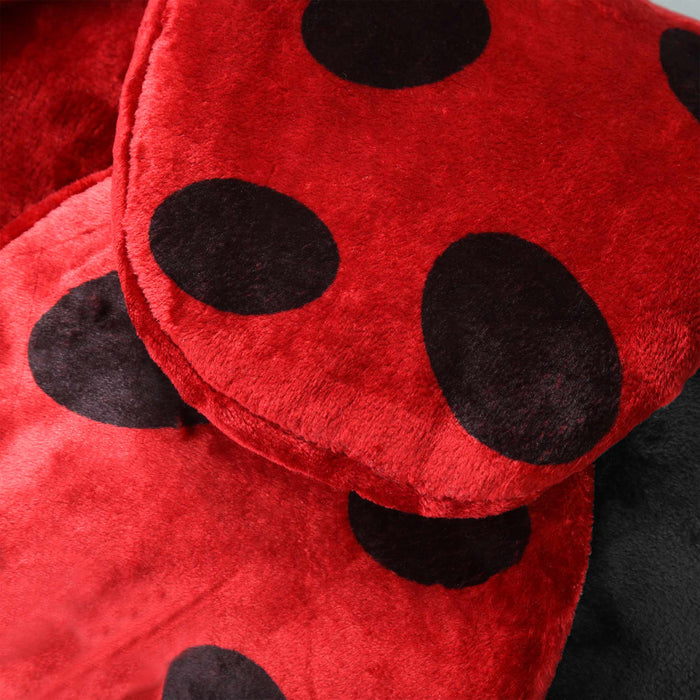 Cute Ladybug Fleece Baby Sleeping Carry Nest