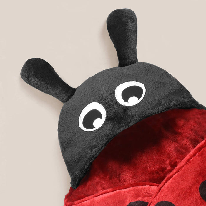 Cute Ladybug Fleece Baby Sleeping Carry Nest