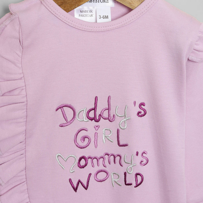 Daddy's Girl, Mommy's World Baby Romper