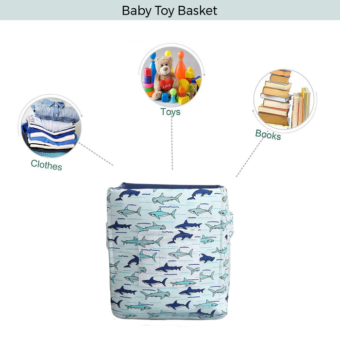 Deadly Sharks Baby Toy Basket