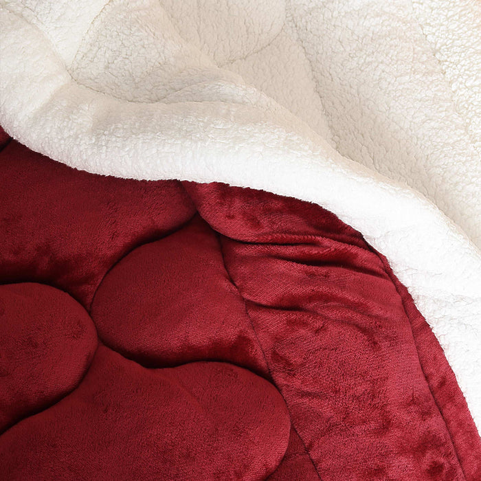Diamond Quilted Reversible Winter Comforter