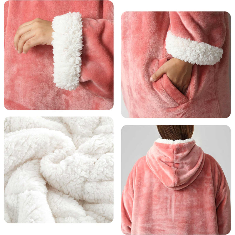 Double Sided Huggle Hoodie — Cotton Passion
