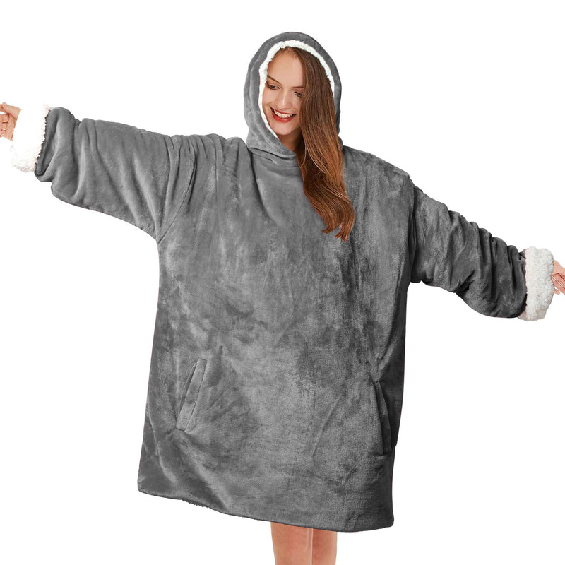 Double Sided Huggle Hoodie — Cotton Passion