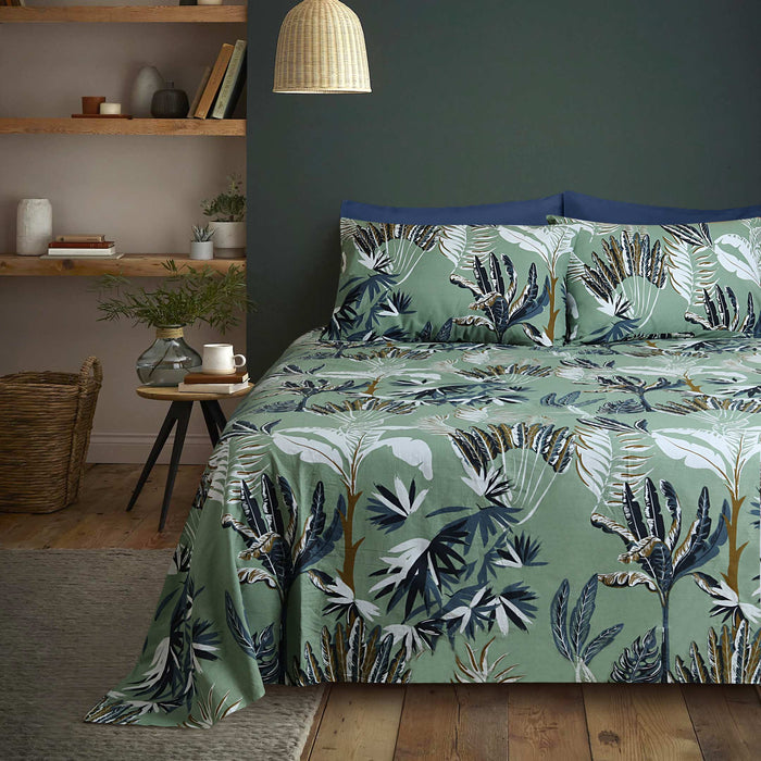 Dreamy Jungle Printed Bedsheet
