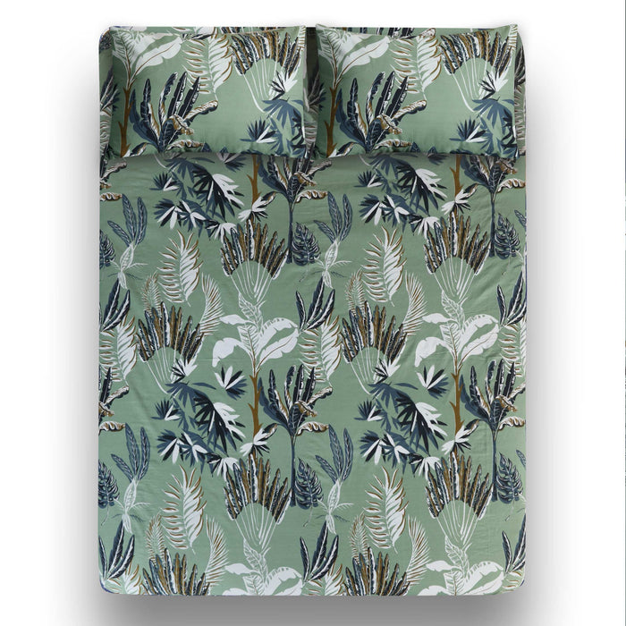 Dreamy Jungle Printed Bedsheet