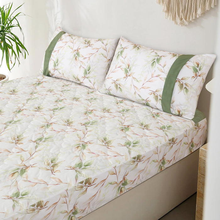 Ethereal Garden Quilted Fitted Sheet