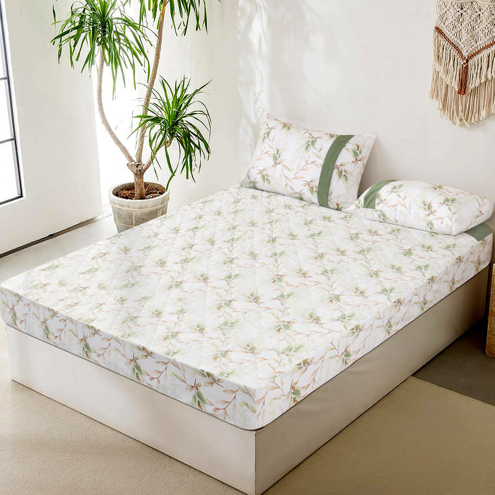Ethereal Garden Quilted Fitted Sheet