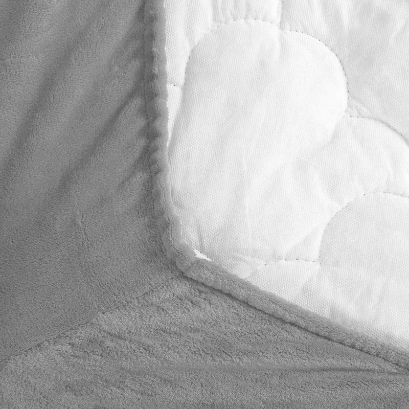 Plush Quilted Fleece Fitted Sheet