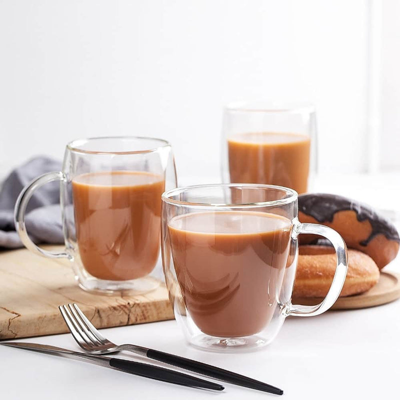 Bistro Classic Double Wall Glass Coffee Cup