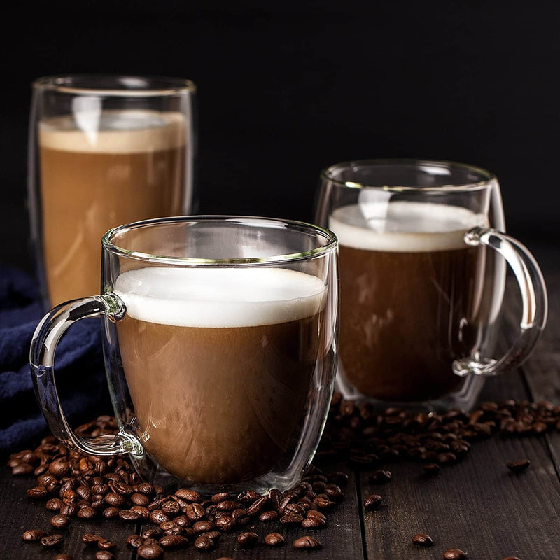 Bistro Classic Double Wall Glass Coffee Cup