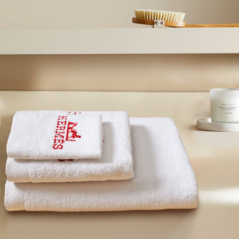 3-Pcs Hermes Embroidered Towel Set