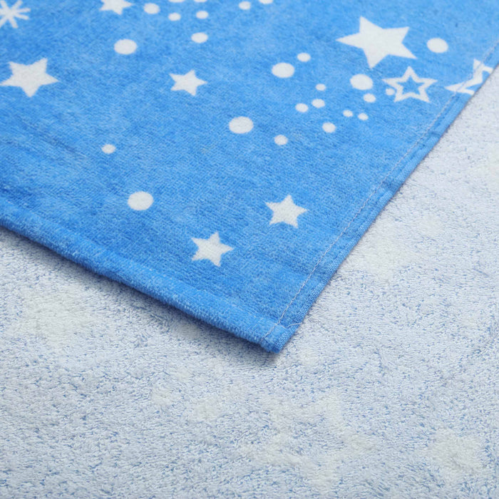 Blue Stars Baby Towels