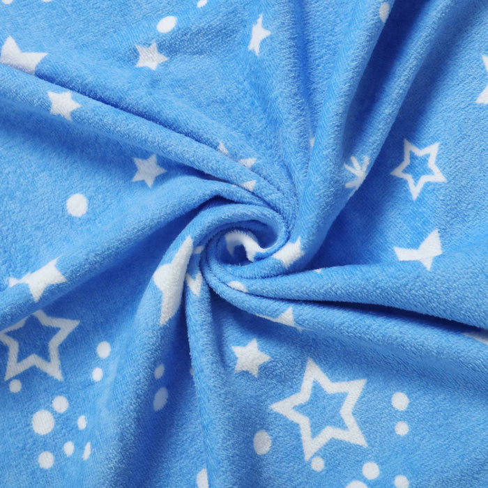 Blue Stars Baby Towels