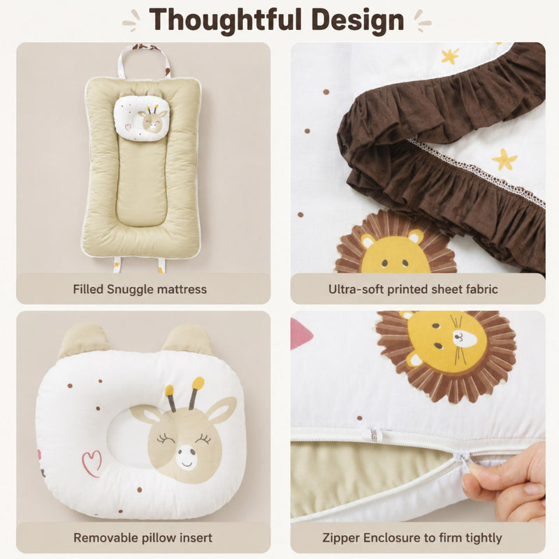 Jungle Joy Baby Portable Bed
