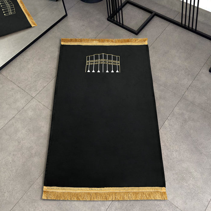 Kaaba Embroidered Prayer Mat/Jaye Namaz