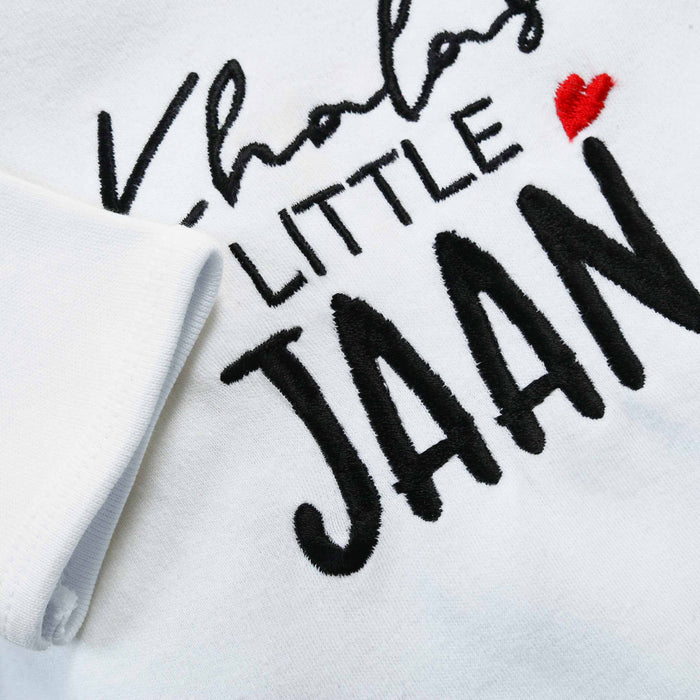 Khala's Little Jaan Embroidered Baby Romper