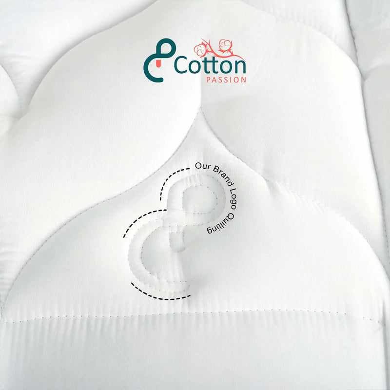 Leafy Cloud Quilted Ultra Soft Mattress Topper