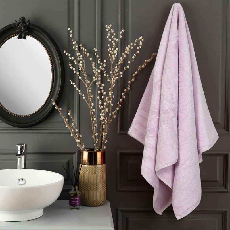 3-Plain Stripes Bath Towel