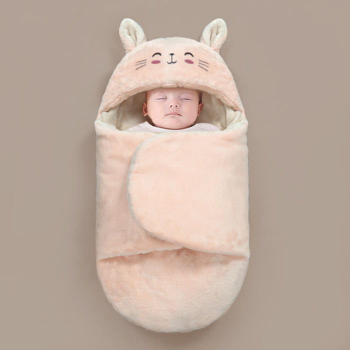 Little Cat Fleece Baby Sleeping Carry Nest