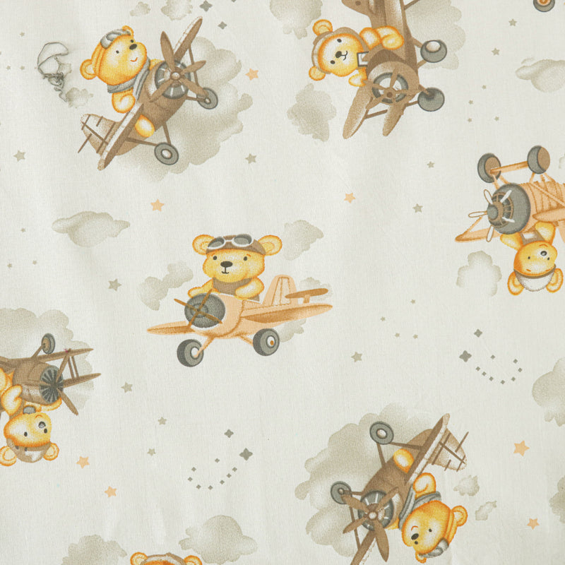 Little Pilot Bear Crib Set