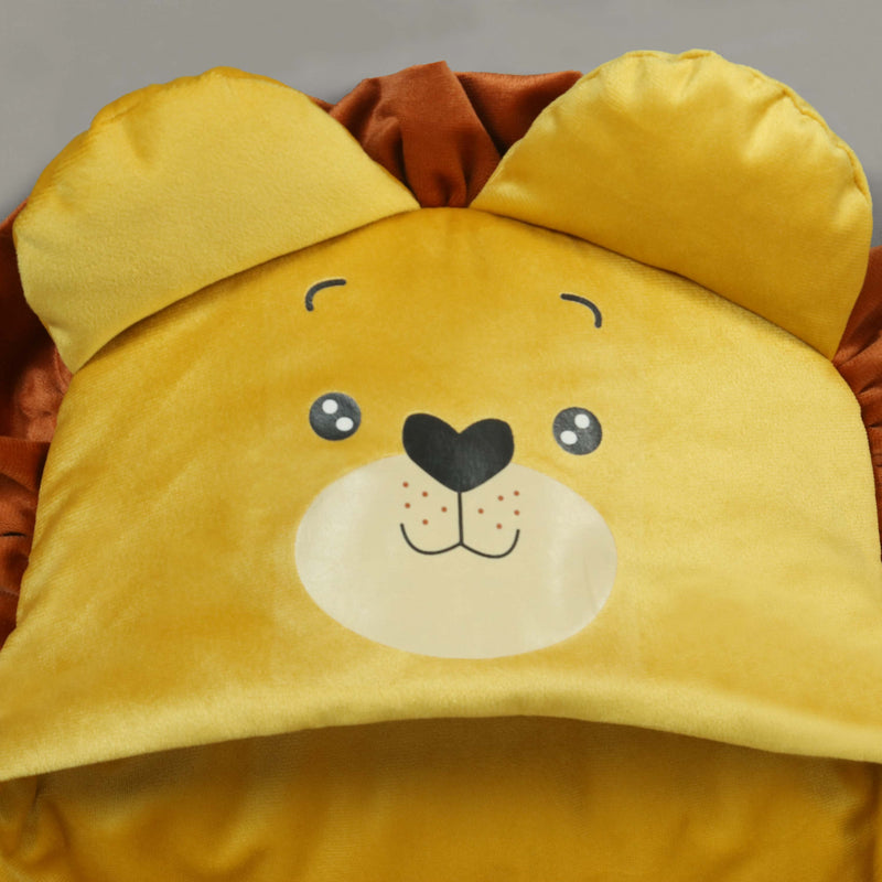 Little Lion Velvet Baby Swaddle