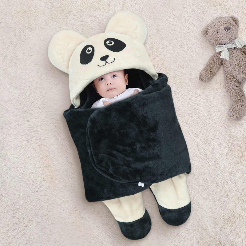 Little Panda Fleece Baby Swaddle