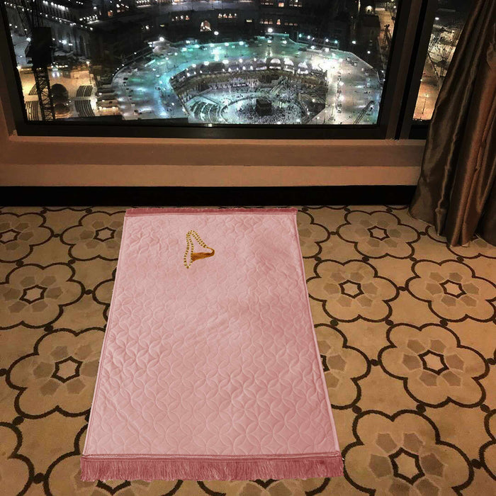 Luxury Velvet Embossed Prayer Mat