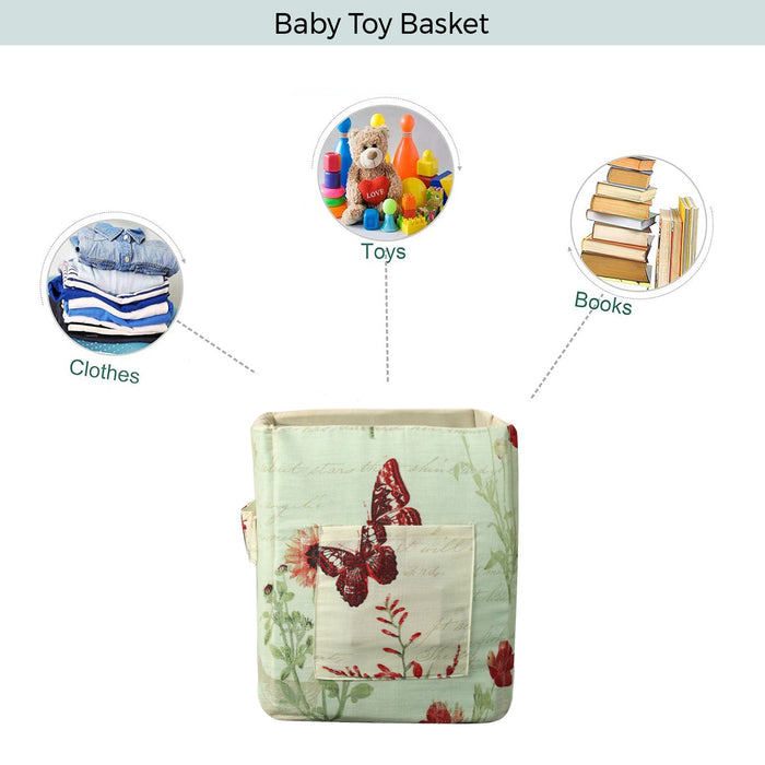 Mystical Butterflies Baby Toy Basket