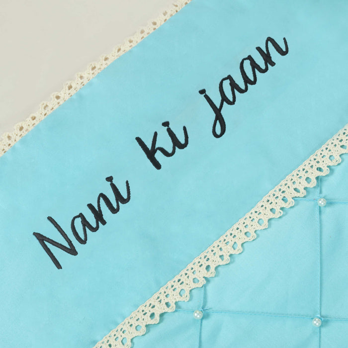 Nani ki Jaan Luxury Hand Pleated Baby Sleeping Carry Nest
