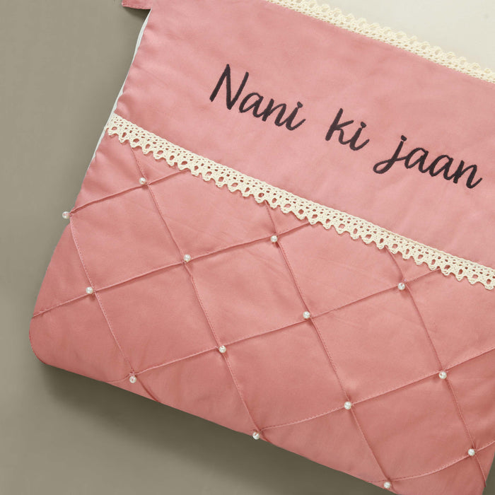 Nani ki Jaan Luxury Hand Pleated Baby Sleeping Carry Nest