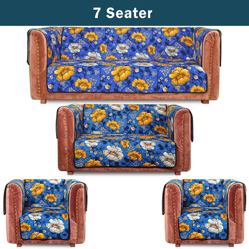 1-seater configuration with dimensions 22 inches arms, 72 inches length, and care icons at bottom (machine wash, line dry, do not bleach, do not iron).