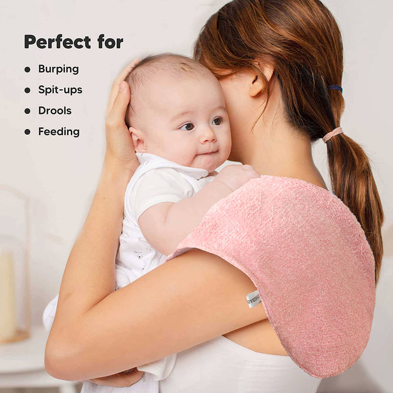 Pink Towel Baby Burp Cloth