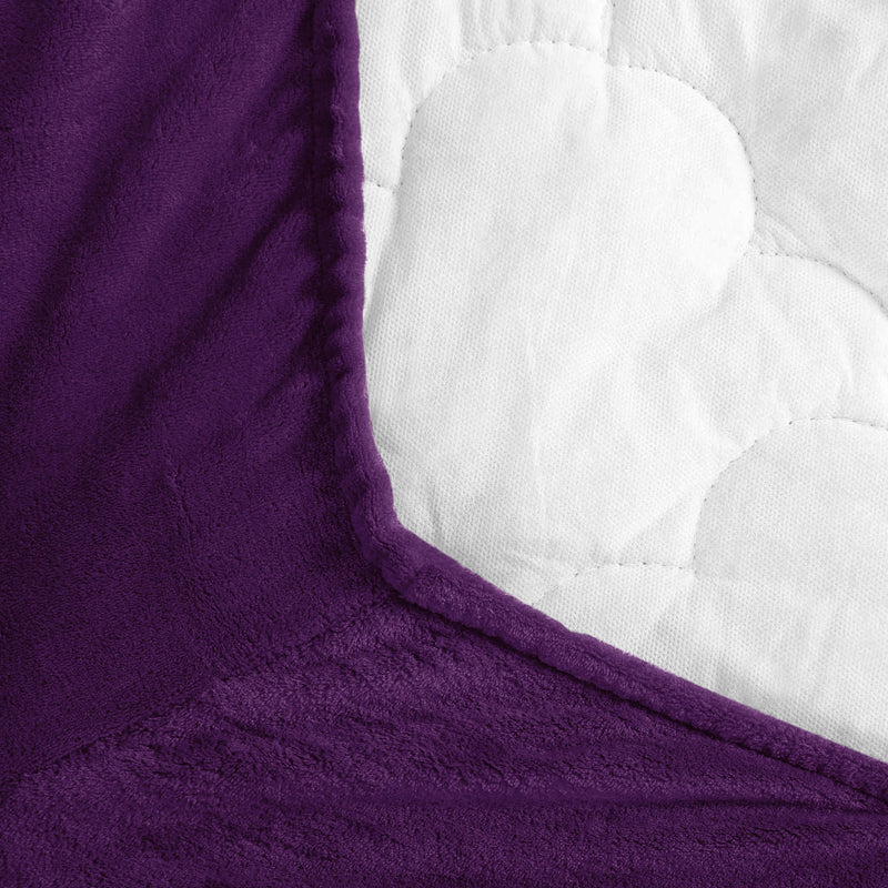 Plush Quilted Fleece Fitted Sheet
