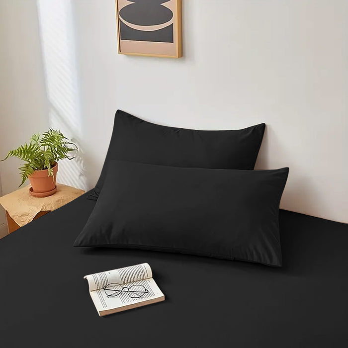 Premium Quality Fitted Sheet Black