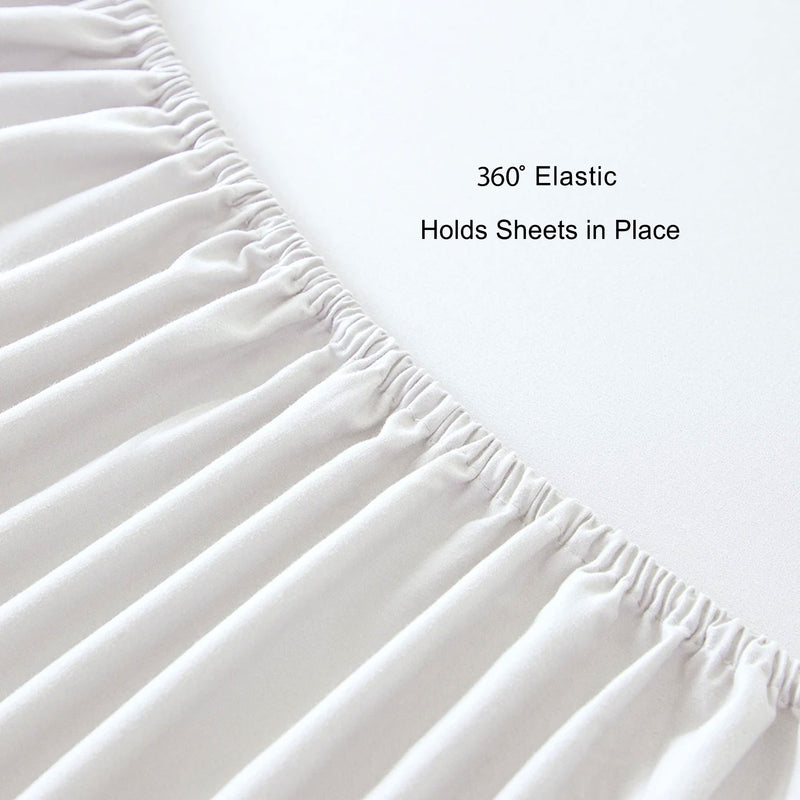 Premium Quality Fitted Sheet White